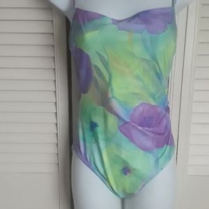 Seawaves One Piece Wrap Swimsuit By Christine S 10